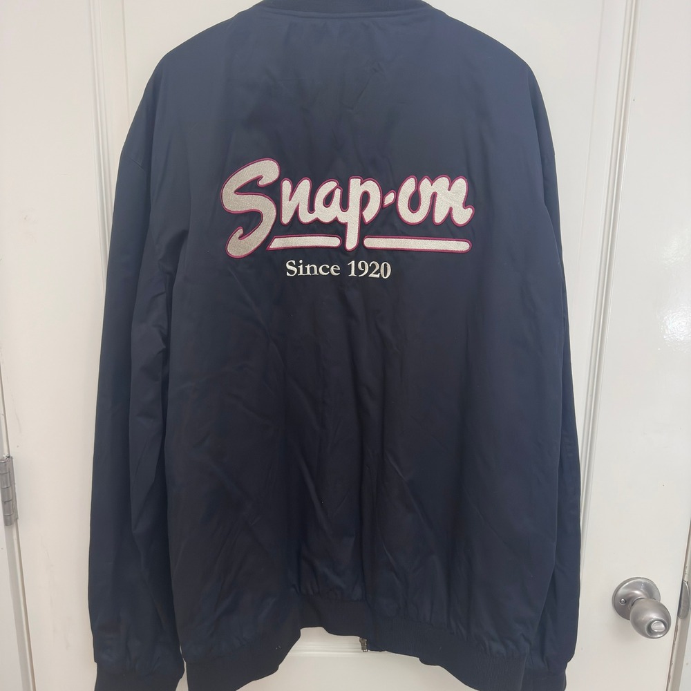 Snap On Tools Jacket Mens XL Black Choko Bomber Embroidered Since 1920 Utility
